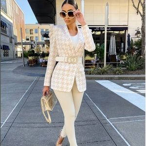 Kosmios Houndstooth Blazer